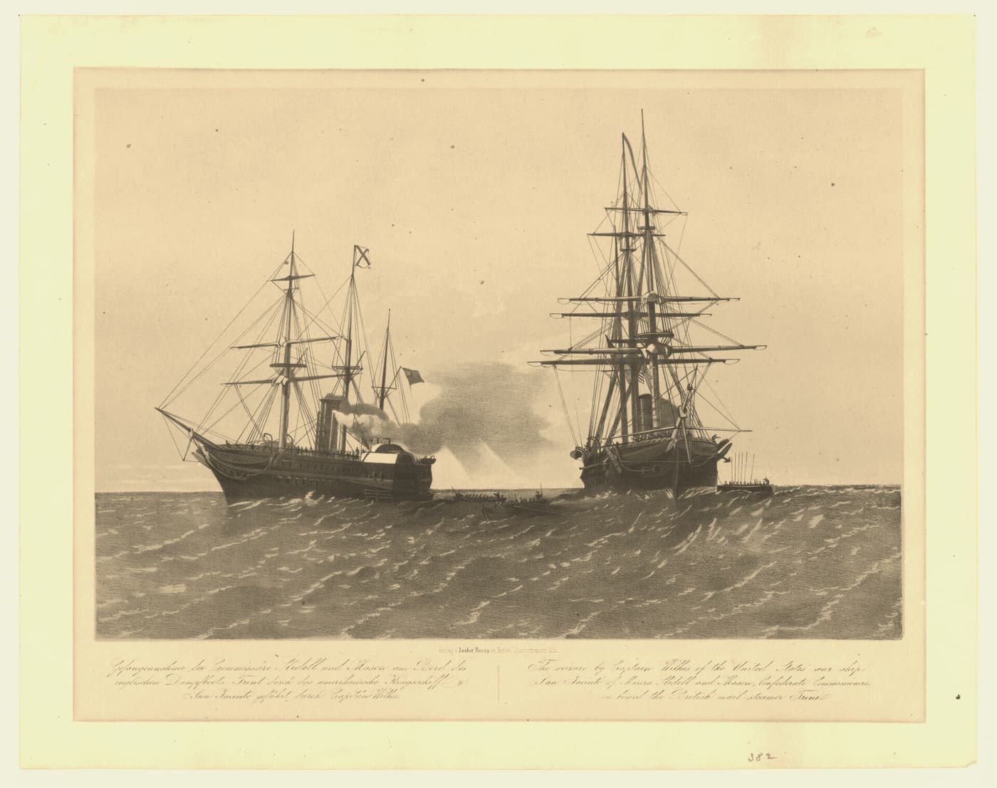 The seizure by Captain Wilkes of the United States' war-ship, San Jacinto