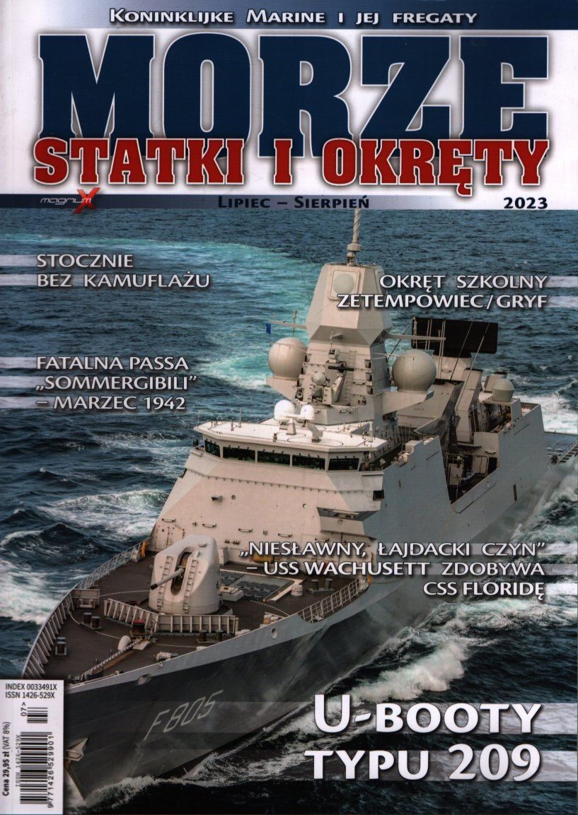 Okładka czasopisma z artykułem „„Niesławny, łajdacki czyn”: USS Wachusett zdobywa CSS Floridę”