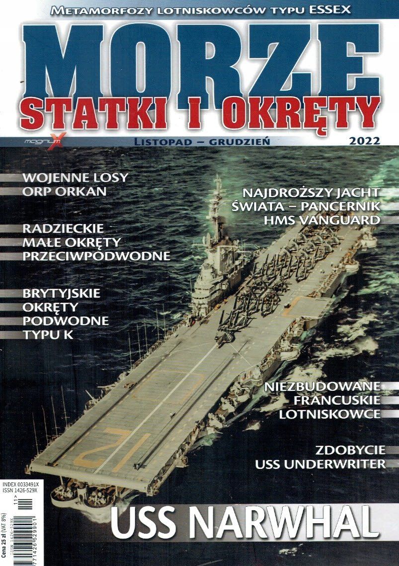 Okładka czasopisma z artykułem „„Dość przerażający incydent”: zdobycie USS Underwriter”