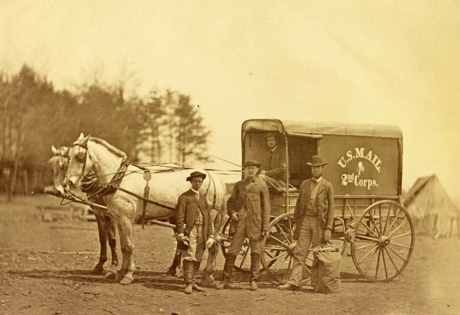 Poczta polowa II Korpusu, 1864