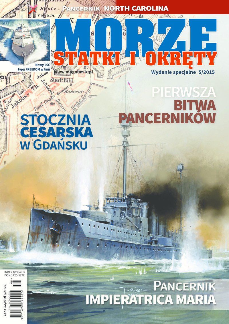 Okładka czasopisma z artykułem „Francuska nadzieja konfederackiej floty – CSS Stonewall”