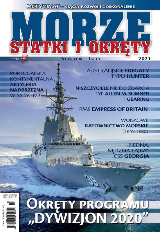 Okładka czasopisma z artykułem „„Biedna, nędzna łajba”: CSS Georgia”