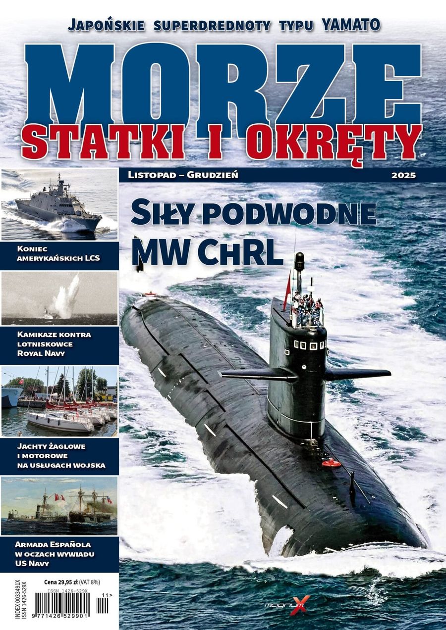 Okładka czasopisma z artykułem „Papierowa potęga. Armada Española w oczach wywiadu US Navy”